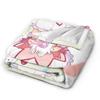 Puella Magi Madoka Magica Blanket Coral Fleece Plush Air Conditioning Cute Anime Breathable Super Soft Throw Blanket Throws