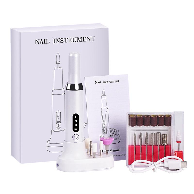 Portable Electric Nail Polisher with Large Screen Display