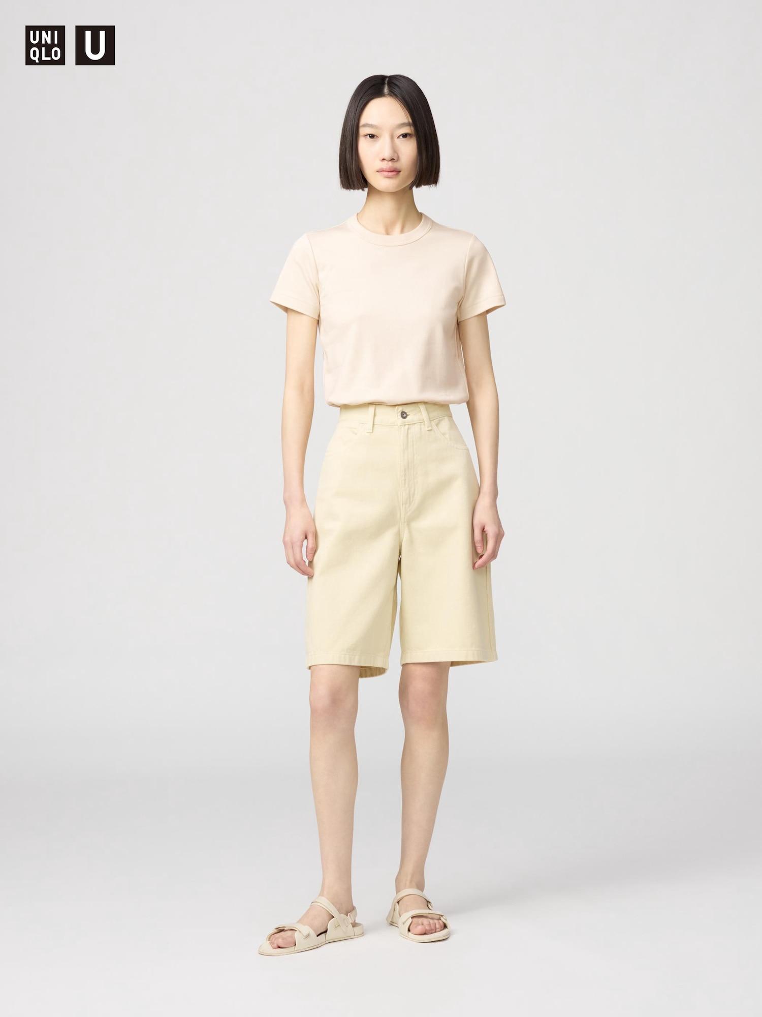 

Джинсовые бермуды Uniqlo 31 BEIGE/WOMEN 23