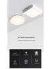 Surface Mounted LED Panel Light: Square & Round Flat Design for Kitchen, Bathroom, Aisle, Corridor, and Balcony - Ultra-Thin Downlight
