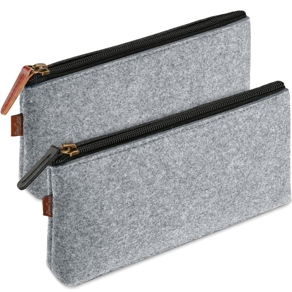 Thick Felt Pencil Bags Simple Practical Pencil Bag Student Teacher Stationery Bag Back To School