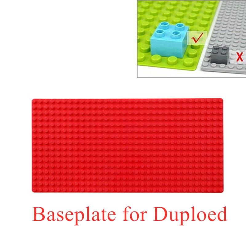 16*32 Dots DIY Large Baseplate Accessories Building Blocks Toys, Compatible All Brands ,Big Building Blocks Base Plate Wall