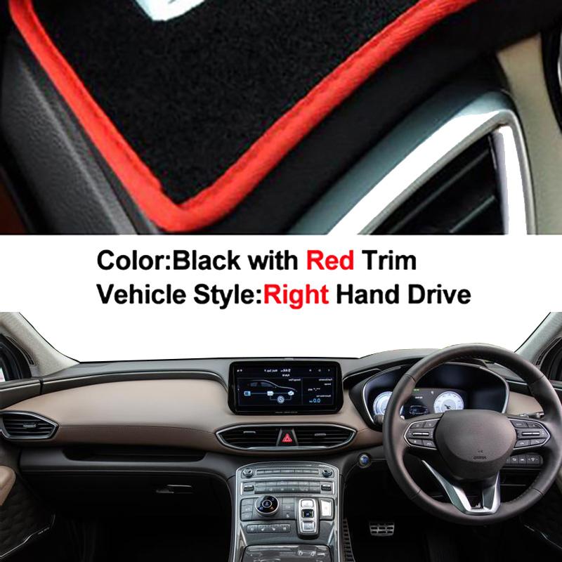 Car Auto Dashboard Cover DashMat Carpet Cape For Hyundai Santa Fe HEV 2026 2026 Protector Rug Cushion Anti-UV Block Sun Ray
