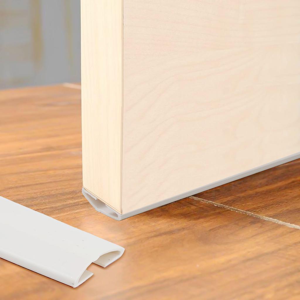 Non Damaging Door Bottom Seal Strip with Strong Adhesion and Easy Application for Standard Interior Entry Doors