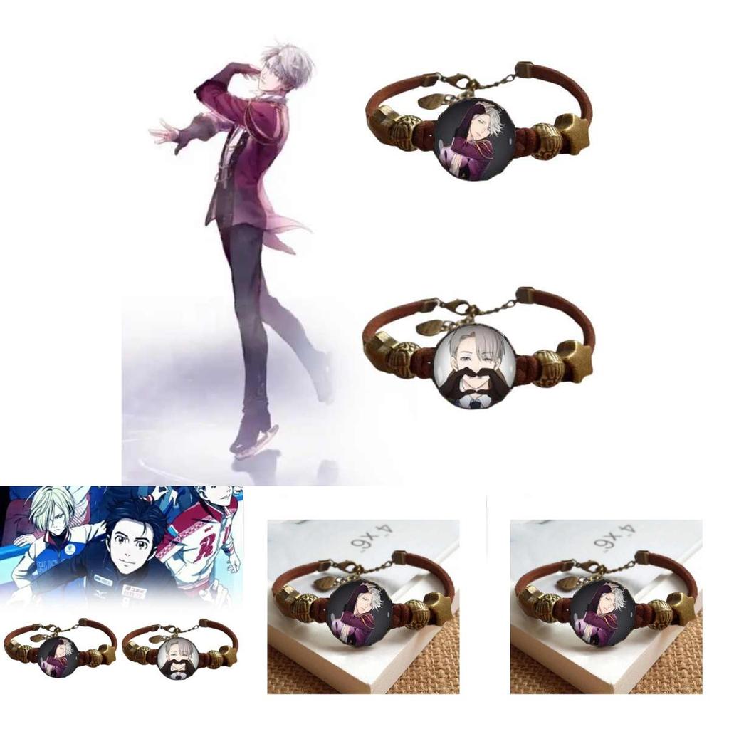 Yuri On Ice Anime Bracelet Glass Bead Jewelry For Fans And Collectors