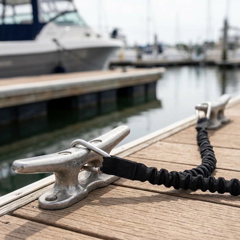 Elastic Core Protection Boat Bungee Bungee Line Docking Rope