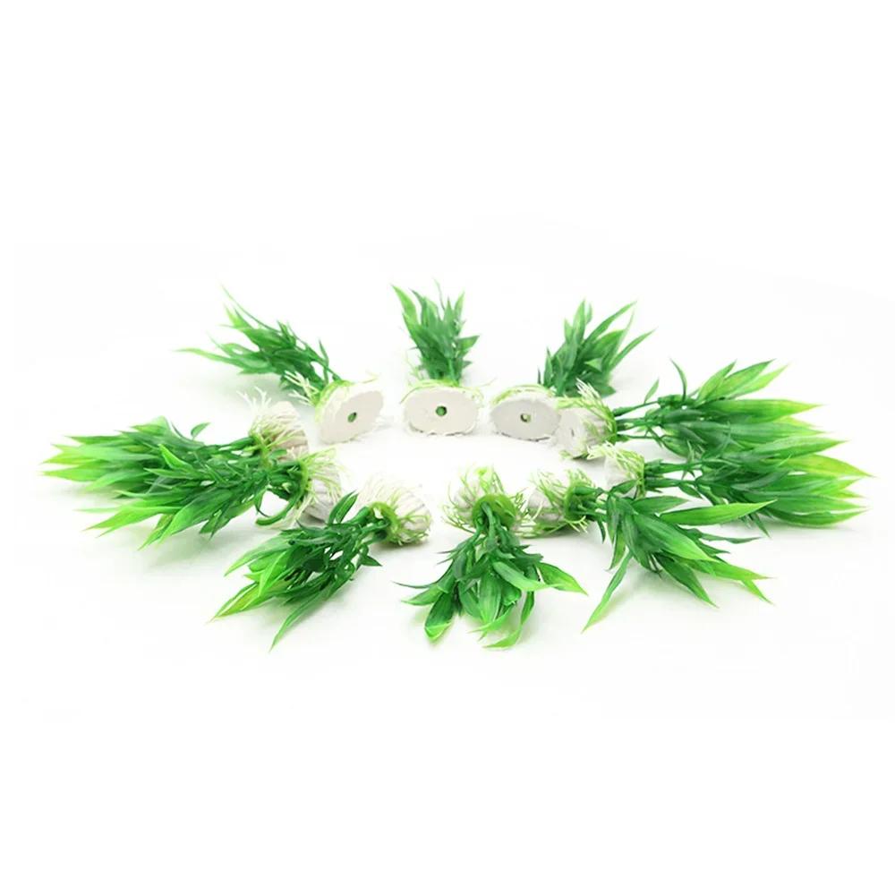 5pcs Aquarium Artificial Plants Decor Plastic Aquatic Plants Grass for Fish Tank Decoration Home Aquarium Accessories