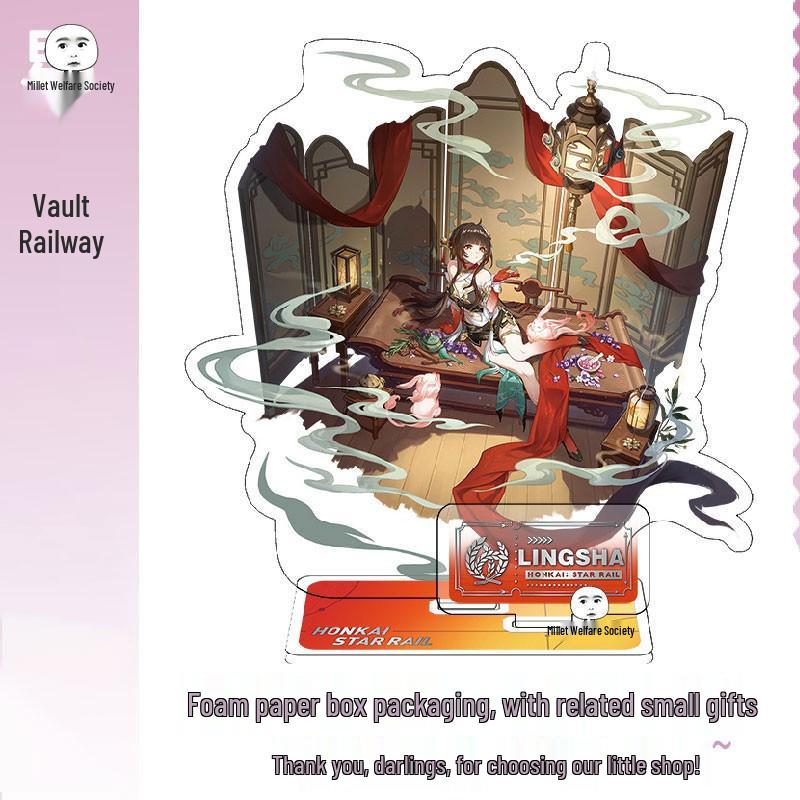 miHoYo Star Rail Firefly Dan Heng Luna Figurine Set: Acheron, Aventurine, Kafka, Silver Wolf, Jingliu, Xueyi Standees