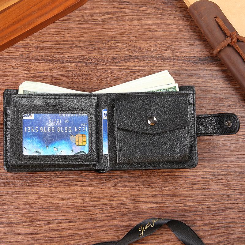 Men's PU Leather Multifunctional Wallet & Coin Purse