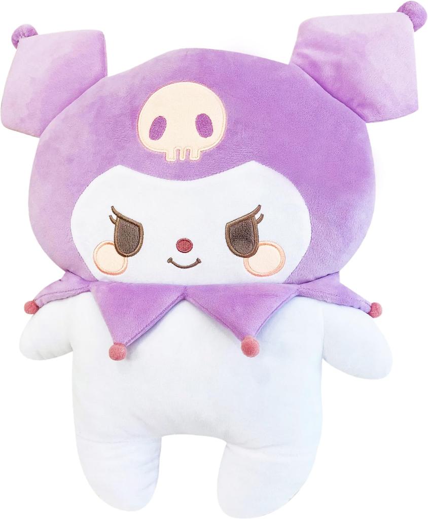 MORIPiLO Morishita Sanrio Body Pillow 36x48cm Large Stuffed Animal Cushion Character Goods SANRIO Furapiro Purple 4621266 Kuromi-chan