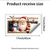 Santa Claus, Snowman, Reindeer Self-adhesive Wall Sticker for Bedroom Walls To Create A Festive Atmosphere