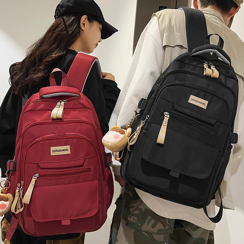Schoolbag Children Elementary School Girls College Students High School Students Junior High School Students Multi Layer Backpack