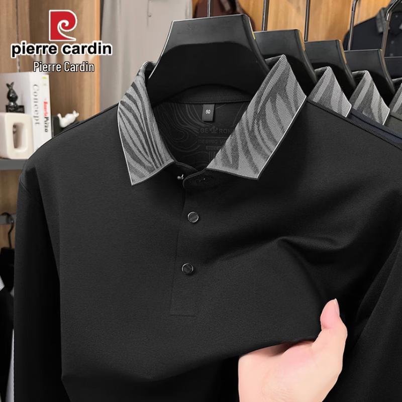 Pierre Cardin 2026 Men's Long-Sleeve Polo T-Shirt