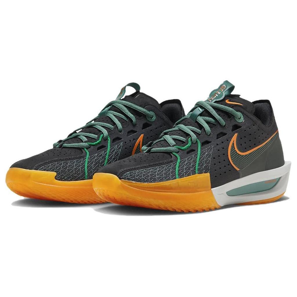 Nike Air Zoom G.T. Cut 3 EP Swoosh Squad Black Malachite Vintage Green Men's Basketball Shoes DV2918-001