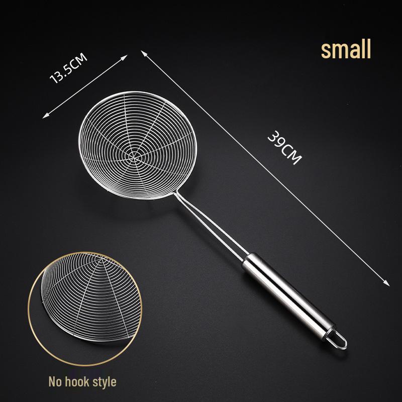 Stainless Steel Thickened Skimmer for Hot Pot, Noodles, Dumplings, Frying, and Kitchen Straining.