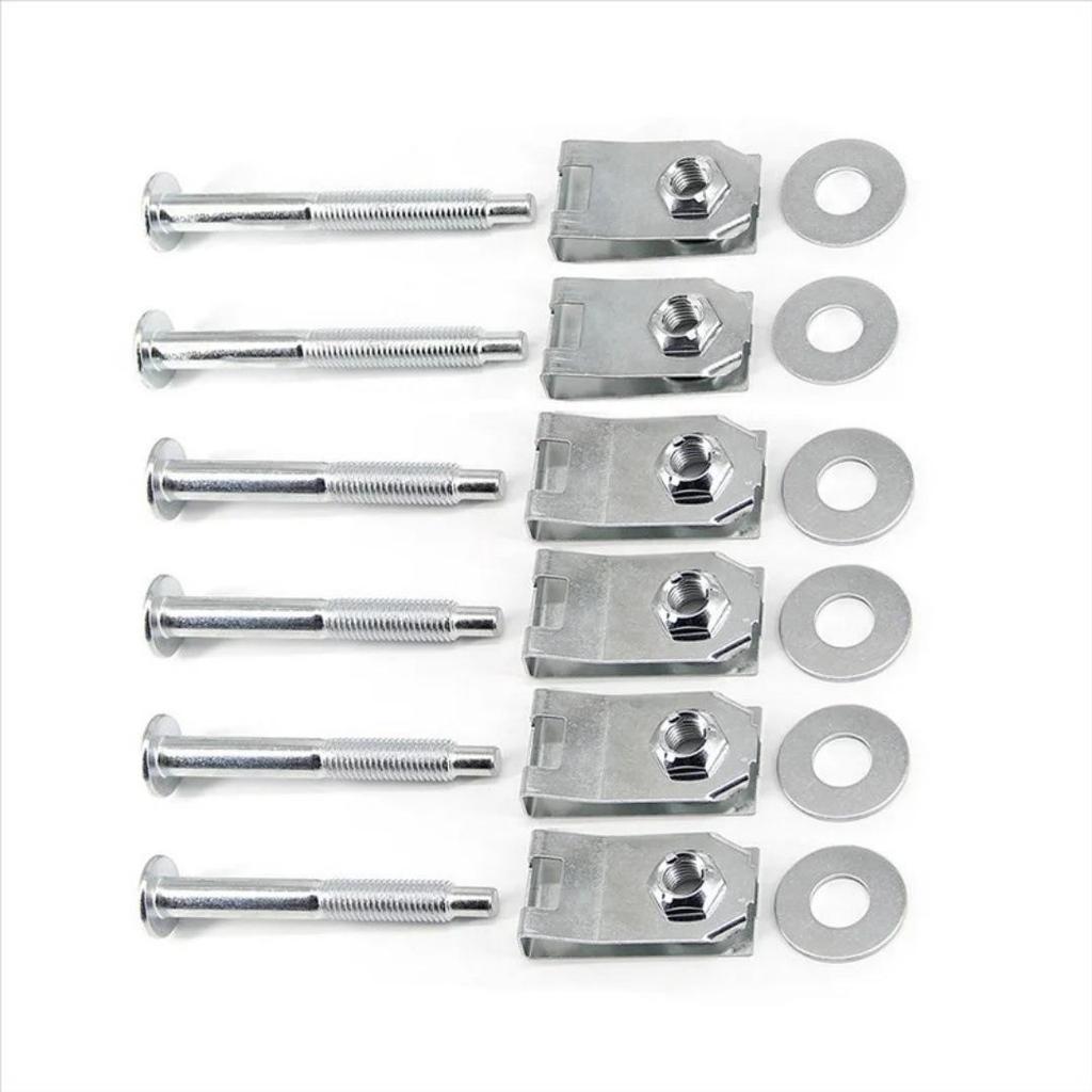 924-310: 6-piece Mazda Ford chassis bolt set (2 long, 4 short).