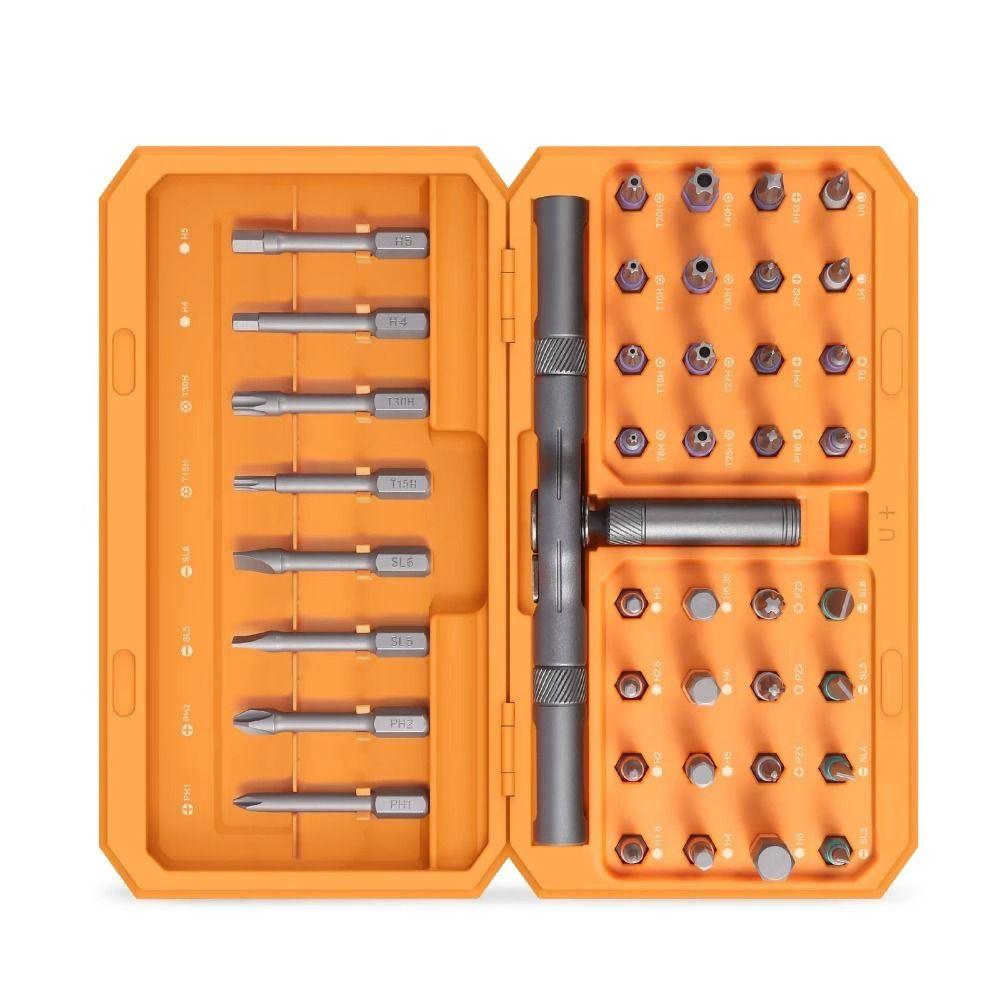 DIY Ratchet Screwdriver Set 42 in 1 Ratchet Wrench Set Magnetic Screw Drivers Bits  Furniture