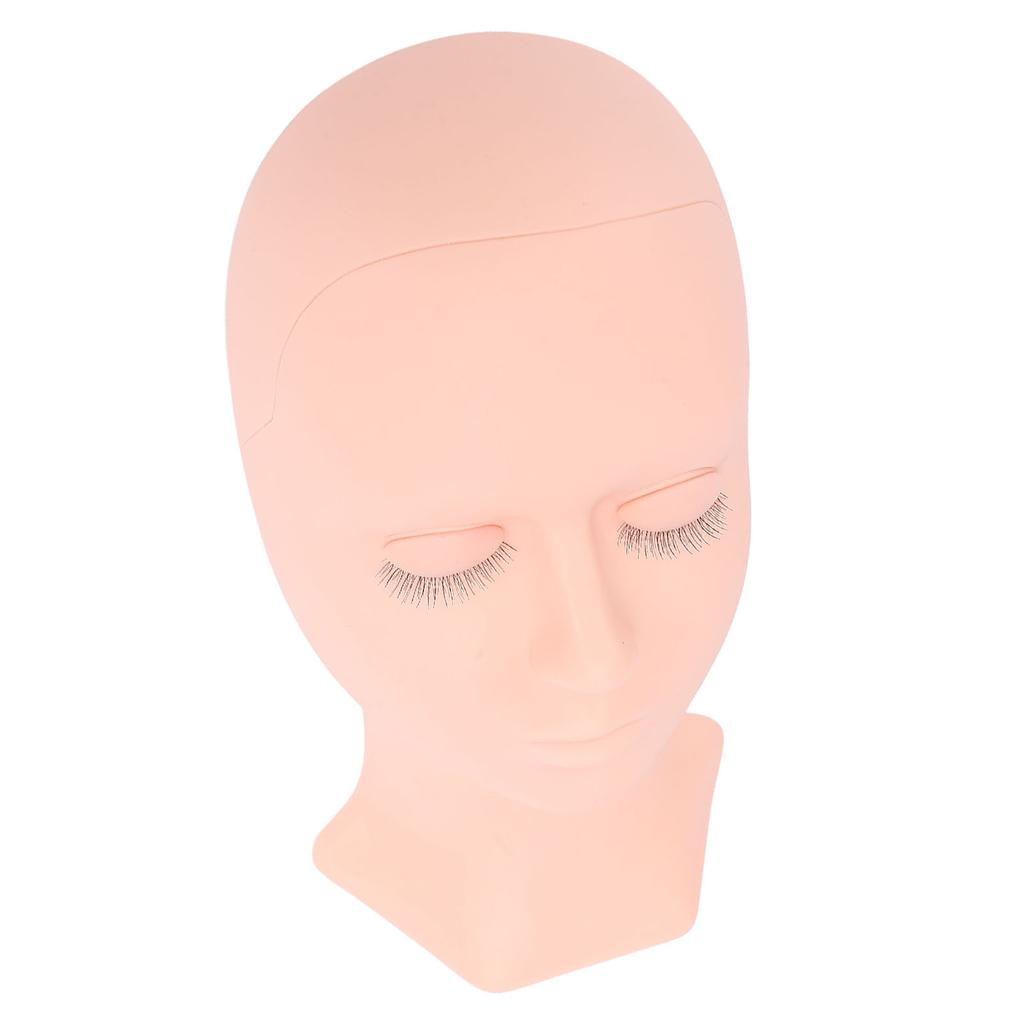 Lash Mannequin Head Silicone Removable Eyelid Realistic Multipurpose Makeup Practice Mannequin Head