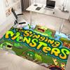 1pc My Singing Monsters Print Area Rug - Soft, Washable Non-Slip Indoor Mat, Living Room, Home Office Decorative Rug,Office Decorative