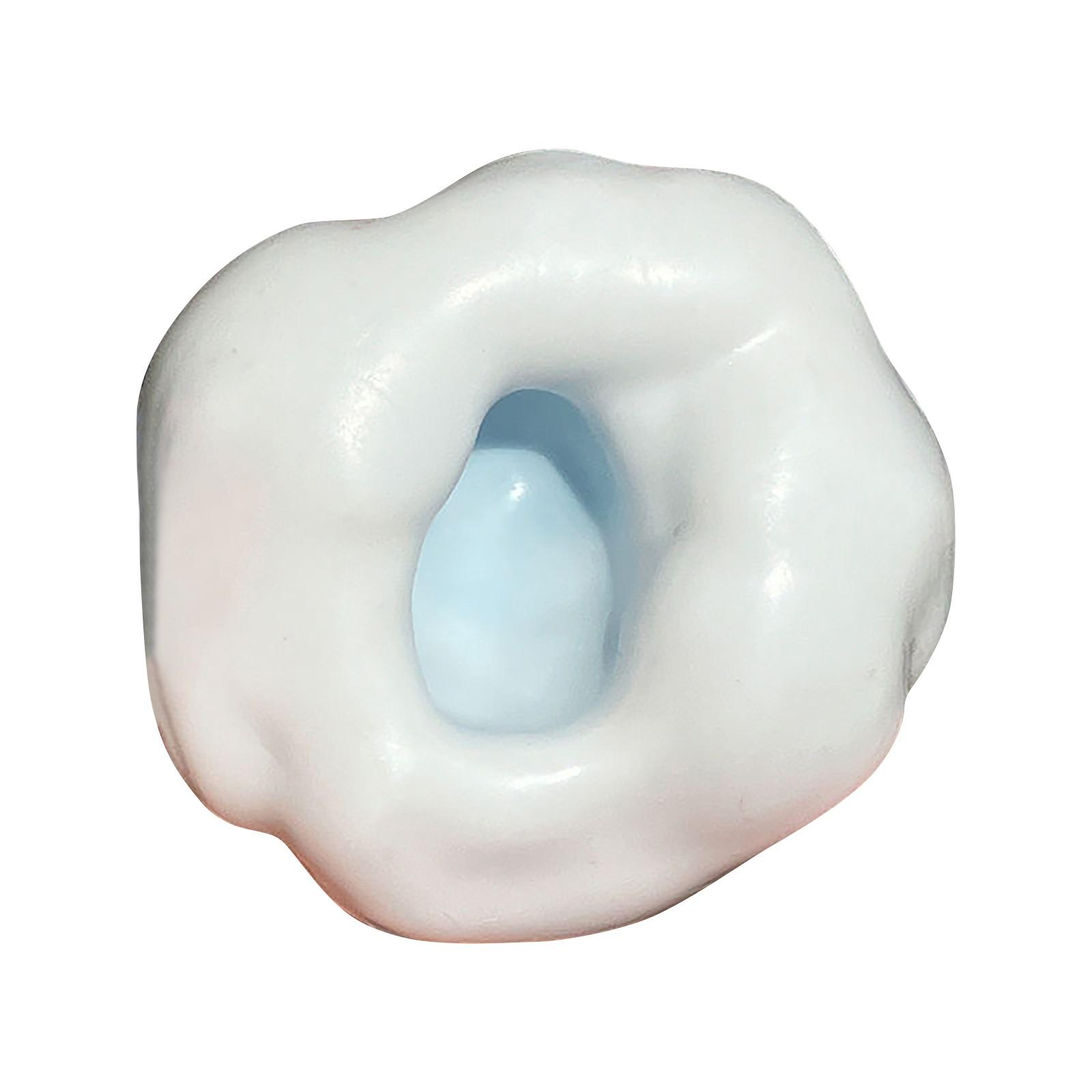 

4 см Ультрамягкий и Формируемый Ледяная Кожа Клейкий Рисовый Пирог Ручной работы Шарик, Сжимать и Отпускать, Расслабляющая Игрушка-Сжималка One Size синий