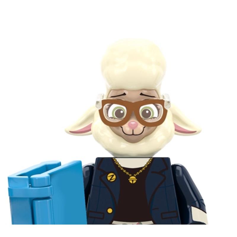 New Zootopia Set Nick Wilde Judy Hopps Building Block The Zoo fox rabbit bear sloth cattle lion Mini Action Figure Toys