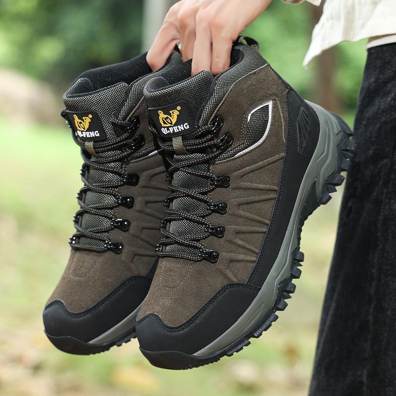 High Quality Men's Winter Cold Protection Warm Snow Boots New Oversized High Top Boots Outdoor Anti slip Mountaineering Shoes