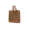 Bally Vintage Logo Leather Tote Bag Women Tote Bags Brown 6306501