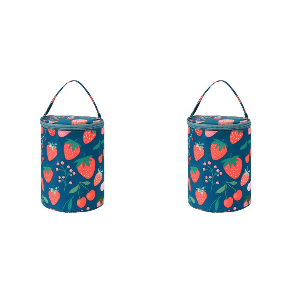 

A# Knitting Crochet Bag Oxford Cloth Yarn Storage Bag for Crochet Hook (Strawber