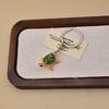 Retro Turtle Keychain Unique Cute Pendant Keyring Charm Sea-Themed Jewelry Gift
