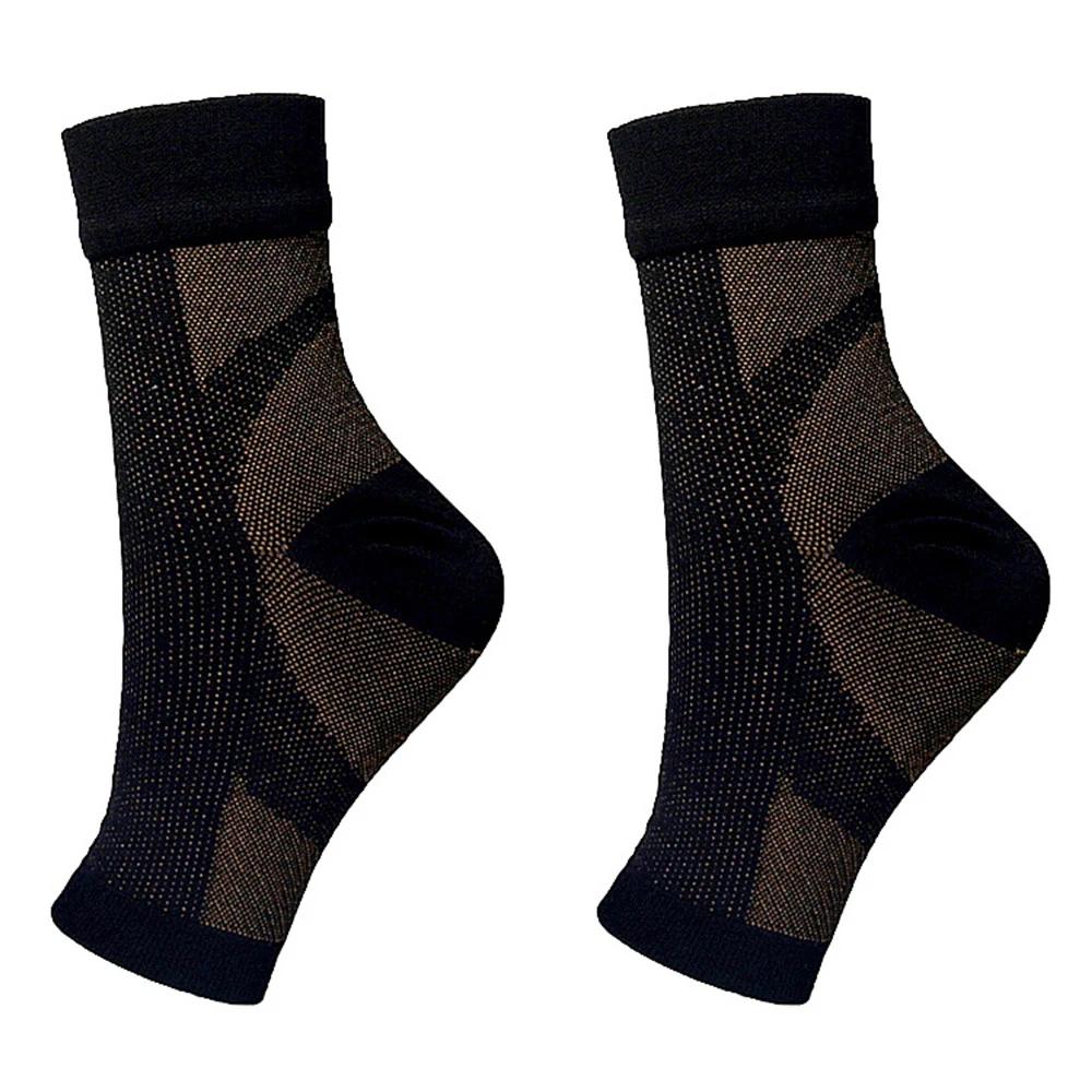 1Pair Ankle Brace Compression Support Sleeve,Medical Ankle Compression Socks for Plantar Fasciitis,Ankle Swelling,Arch Support