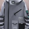 Spring Autumn Zipper Jacket Men's Pilot Hooded Jacket Baseball Uniform Tide Card Loose Pullover