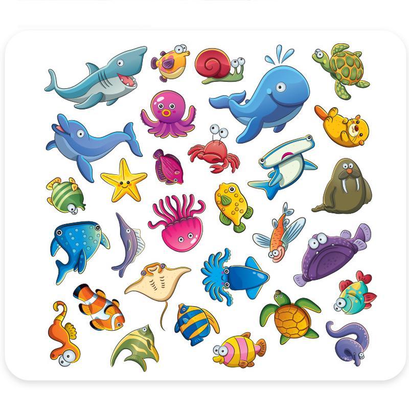 

Children Bathroom Toy Safety EVA Cognitive Floating Water Toys Educational Baby Bath Toy Animal Set For Kid Boys Girls