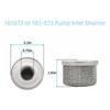 A96I-4Pcs 181073 Or 181-073 Pump Inlet Strainer,Screen Filter 1/2In NPT Thread Stainless Steel With For Airless Paint Sprayer