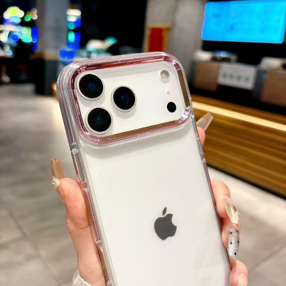 Luxury Sparkling Transparent Phone Case for IPhone 17 16 15 14 13 12 11 Pro Max 17 Air Shock Protection Cover