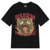 Burn Madafakas Funny Retro Design Cat Graphic TShirt Men Women Harajuku Fashion T-shirts Short-sleeved Casual T-shirt Streetwear