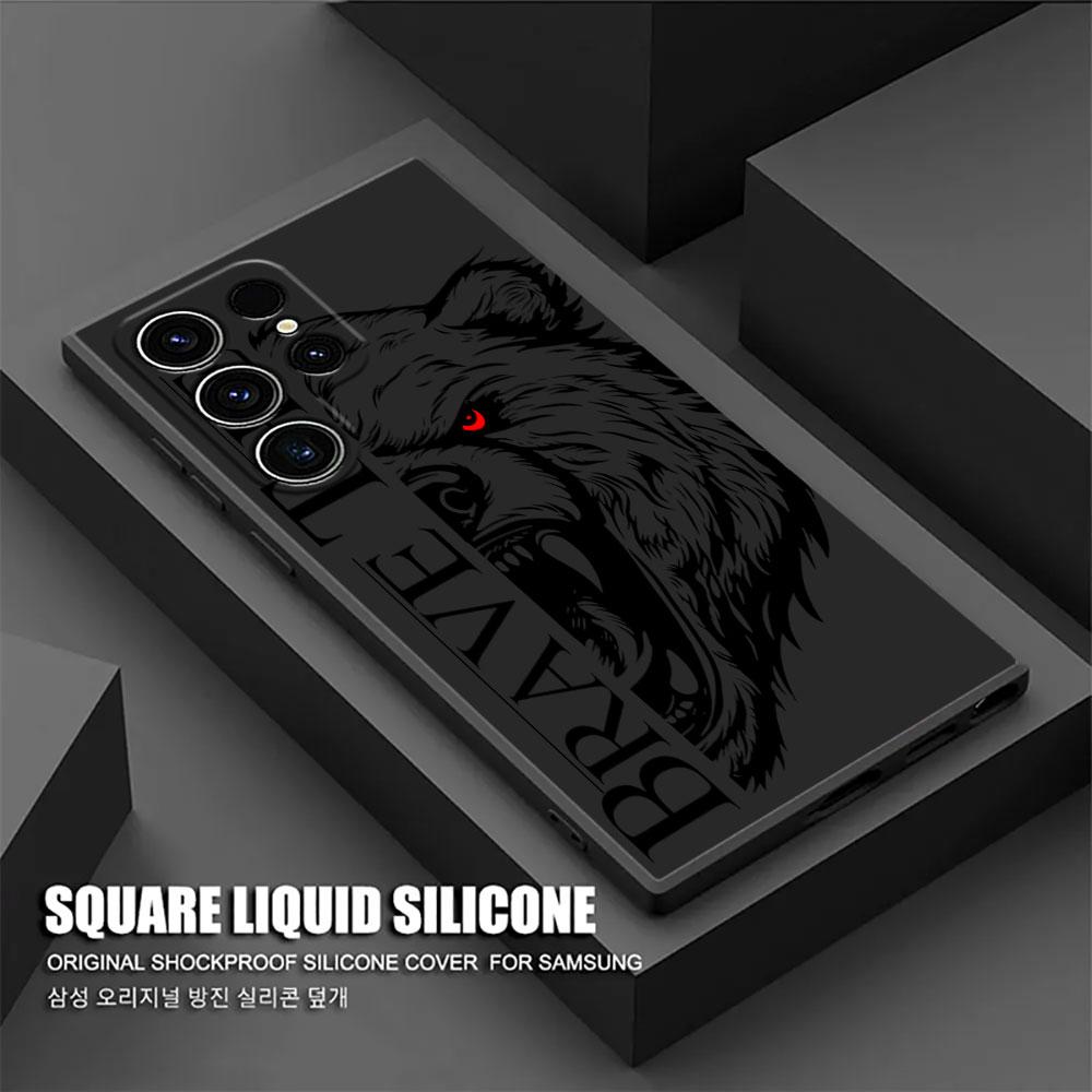 Wolf Eagle Lion Bear Animal Phone Case For Samsung Galaxy S26 Ultra Cases S25 FE S24 S23 S21 Ultra S20 S24 FE S22 S26 Plus Cover