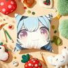 Anime Game Honkai Impact Cute Pillow Case Plush Fabric Soft DoubleSided Printed Sofa Warm Winter Home Gift Cushion Cover