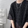Men Half Sleeved Summer Korean T-Shirt High Quality Loose Basic Shirt Casual Top Tees Tshirts Heiveywweight Shirts