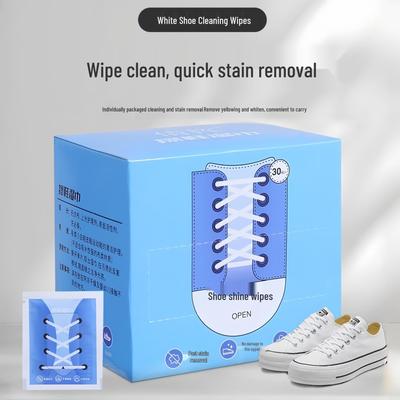 Lingettes de Nettoyage pour Chaussures Jetables Portables – Décontamination Rapide, Pas de Lavage, Pas Besoin de Brosse