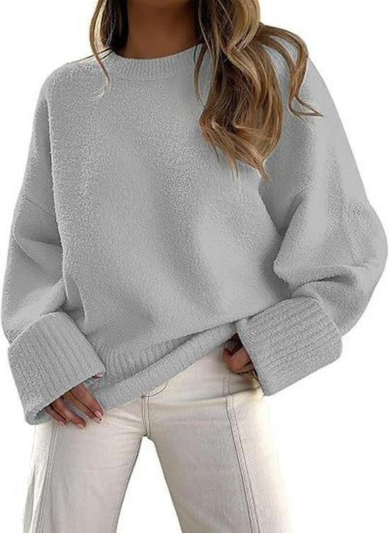2025 Autumn/Winter European & American Street Style Loose Knit Pullover for Women