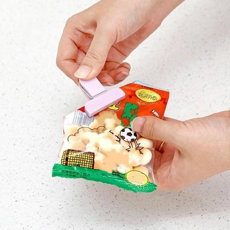 12/24pcs Colorful Plastic Food Clips,Multifunctional Kitchen Sealing Clips, Suitable for Snacks,Tea Bags, Chips,Cereal Boxes