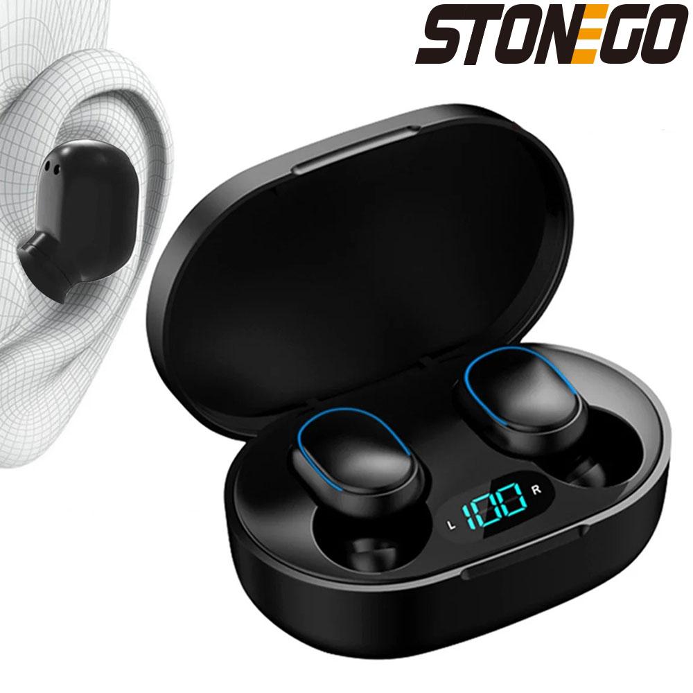 

Беспроводные наушники Bluetooth 5.0, сенсорное управление, цифровой дисплей, шумоподавляющие спортивные стереонаушники TWS, возможность вызова на два уха белый