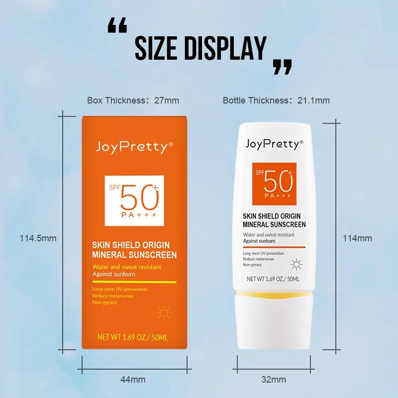 Crème solaire SPF 50, crème bloqueur solaire, Protection solaire, hydratante, pour le visage, le corps, soins de la peau, 50ml