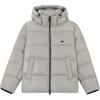 Levis Hooded Ribbed Edge Zipper Logo Down Jacket Men Jackets 002ND-0002