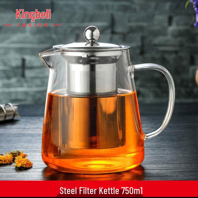 Jing Bei Er High Borosilicate Glass Teapot with Infuser