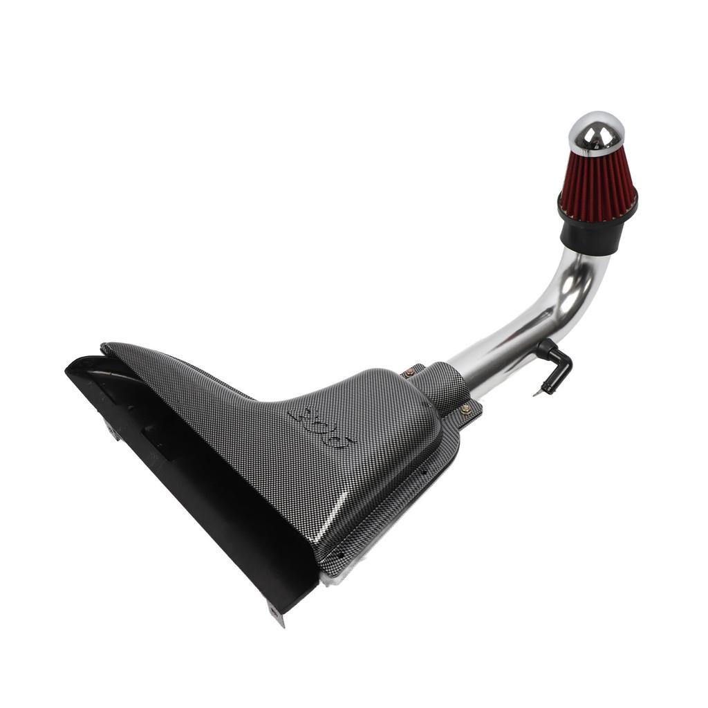 Kit Filtru Cutie Aer Admisie Stil Fibră de Carbon Înlocuitor pentru 206 1.6L 2005‑2008