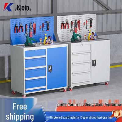 Multi-Functional Mobile Tool Cart and Storage Cabinet with Drawers