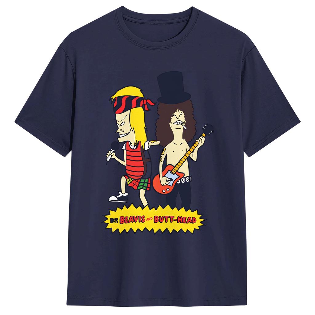 T-shirt Beavis and ButtHead Estiva Cotone T-shirt Per Adulto Harajuku Casual Maglietta Manica Corta Stile Street Top Magliette