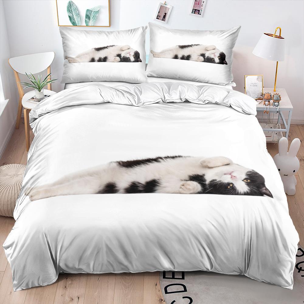 Impression technologie de la mode, impression numérique 3D, literie, housses de couette, taies d'oreiller, ensembles trois pièces