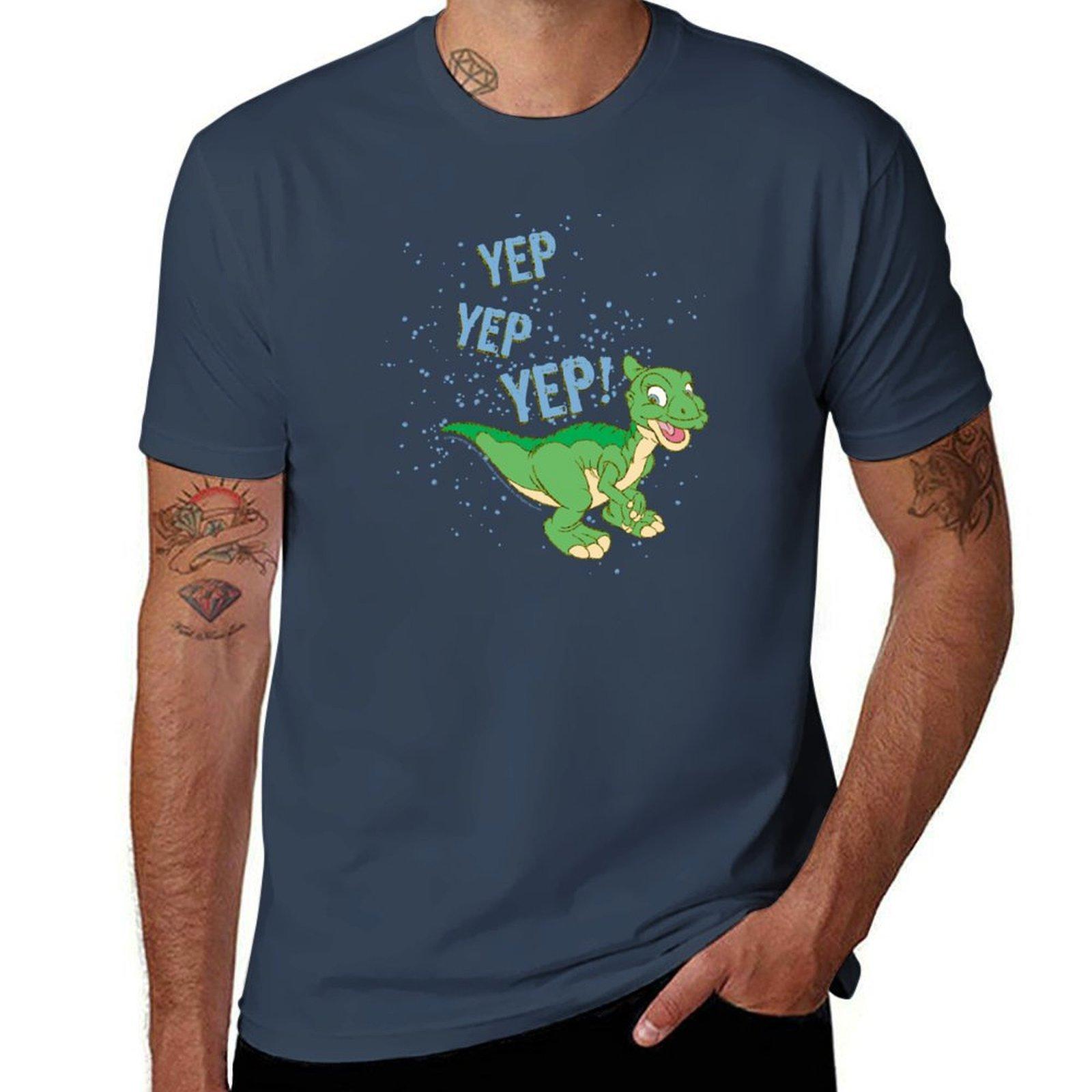 Land Before Time Ducky Yep Yep Yep Sprinkle T-Shirt man t shirt luxury t shirt man designer t shirt man cotton T-Shirt S